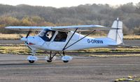 G-ORMW @ EGFH - Resident Ikarus C.42 operated by Gower Flight Centre. - by Roger Winser