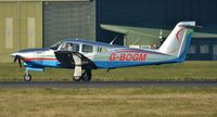 G-BOGM @ EGHH - Resident returning on a very cold bright day - by John Coates