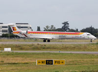 EC-LOX @ LFBO - Ready for take off from rwy 32R with additional 'Extremadura' titles - by Shunn311