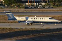 N786CC @ KVNY - Learjet 45 taxying for departure. - by FerryPNL