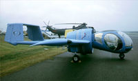 G-BLFC @ EGLF - At the 1984 Farnborough International Air Show. Scanned from slide. - by kenvidkid