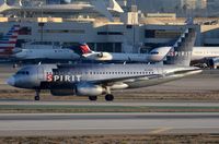 N528NK @ KLAX - Spirit in the oldest of three color schemes in use at present. - by FerryPNL
