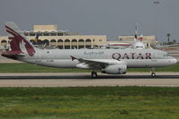 A7-MBK @ LMML - A320 A7-MBK Qatar Airways - by Raymond Zammit