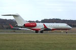 HB-JEH @ EGGW - Bombardier BD-700-1A10 Global Express, c/n: 9523
at Luton - by Terry Fletcher