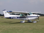 G-BJDW @ EGSV - Visiting aircraft - by Keith Sowter