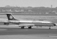 YU-AHY @ EHAM - Tupolev Tu-134A of Aviogenex (Yugoslavia) at schiphol airport, the Netherlands, 1980 - by Van Propeller