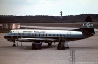 G-AZLR @ EDDK - Vickers Viscount 813 - British Midland Airways - G-AZLR - 1975 - CGN, from a slide - by Ralf Winter