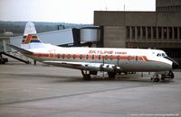 SE-FOX @ EDDK - Vickers Viscount 814 - Skyline Sweden - SE-FOX - 1979 - CGN, from a slide - by Ralf Winter