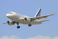 F-GUGB @ LFPG - Airbus A318-111, Short approach rwy 26L, Paris-Roissy Charles De Gaulle airport (LFPG-CDG) - by Yves-Q