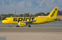 N505NK @ KLAS - Yellow Spirit A319 - by FerryPNL