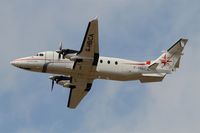 F-HBCA @ LFBD - Beech 1900D, Take off rwy 23, Bordeaux Mérignac airport (LFBD-BOD) - by Yves-Q