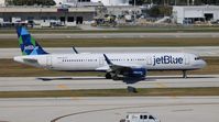 N955JB @ FLL - Jet Blue - by Florida Metal