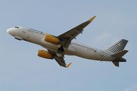 EC-LUO @ LFBD - Airbus A320-232, Take off rwy 23, Bordeaux Mérignac airport (LFBD-BOD) - by Yves-Q