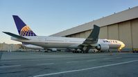 N2331U @ KSFO - United's brand new and first 777-300 not in service yet at San Francisco Airport 2016. - by Clayton Eddy