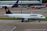 D-AIUF @ EGCC - Lufthansa - by Chris Hall