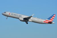 N157AA @ KLAX - American A321 climbing out. - by FerryPNL