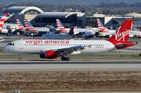 N641VA @ KLAX - Virgin America A320 - by FerryPNL