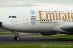 A6-EOY @ EGCC - Emirates - by Chris Hall