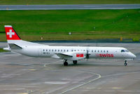 HB-IZJ @ EGBB - SAAB 2000 [015] (Swiss International Air Lines) Birmingham Int'l~G 09/02/2005 - by Ray Barber