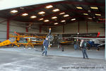 G-CIGH @ EGBR - getting the Broussard out of the Super Hangar before our flight to Wickenby - by Chris Hall