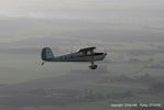 G-AJJS @ EGBR - air 2 air with Graham in his Cessna 120 - by Chris Hall