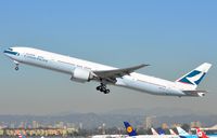 B-KPI @ KLAX - Cathay B773 lifting off. - by FerryPNL