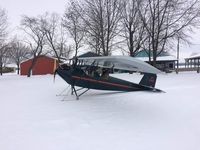 N98WD @ C37 - At Brodhead on federal SC-1 skis after a foot of snow in Dec 2016 - by T Davis