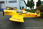 G-AYZH @ EGBT - at Turweston - by Chris Hall