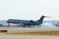 N927LR @ KBOI - Touch down. - by Gerald Howard