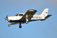 N7954J @ EGSH - Landing at Norwich. - by Graham Reeve