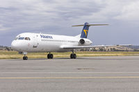 VH-UQW @ YSWG - Alliance (VH-UQW) Fokker 100 taxiing at Wagga Wagga Airport. - by YSWG-photography