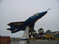 142675 - Taken Feb 2009. Plinthed aircraft as 'gate guardian' to USS Lexington (museum ship) at Corpus Christi, Texas - by Neil Henry
