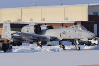78-0611 @ KBOI - Parked on the Idaho ANG ramp during a snowy winter. 190th Fighter Sq., 124th Fighter Wing. - by Gerald Howard