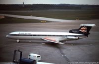 G-AWZW @ EDDK - Hawker Siddeley HS-121 Trident 3B - British Airways old colours BEA - G-AWZW - 1975 - CGN - From a slide - by Ralf Winter