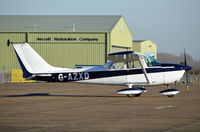 G-AZXD @ EGSU - Reims F172L at Duxford. - by moxy