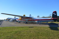 G-ALZO @ EGSU - Airspeed AS57 Ambassador 2 at Duxford. - by moxy