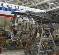 N475UA @ KSFO - N475UA engine. - by Clayton Eddy