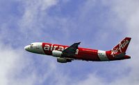 9M-AHF @ LGK - Air Asia Airbus A320-216 airplane taking off from Langkawi International Airport. - by miro susta