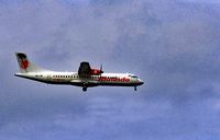 9M-LMQ @ LGK - Malindo Air  ATR 72-600 airplane landing at Langkawi International Airport. - by miro susta