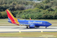 N559WN @ KTPA - Southwest Flight 5656 (N559WN) arrives at Tampa International Airport following flight from Raleigh-Durham International Airport
