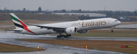A6-EMI @ EGBB - Just after landing at BHX - by m0sjv