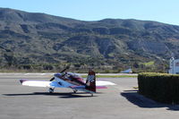 N28JY @ SZP - 2011 Yau VAN's RV-7, Lycoming O-360 180 Hp, taxi from Fuel Dock - by Doug Robertson