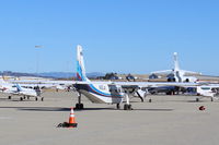 N55JA @ CMA - 1971 Britten-Norman BN-2A-8 ISLANDER, two Lycoming O-540-E4C5 260 Hp each, 12 place STOL aircraft of Channel Islands Aviation. Islands excursion rides. - by Doug Robertson