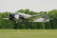 HB-HOS @ LFFQ - Junkers Ju-52-3m g4e, Taxiing rwy 28, La Ferté-Alais airfield (LFFQ) Air show 2016 - by Yves-Q