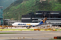 UNKNOWN @ HKG - Atlas Air Boeing Freighter 747-243BSF; Hong Kong International Airport - by miro susta