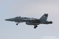 162848 @ KSRQ - A USMC F/A-18 Hornet (162848) from Marine Fighter Attack Squadron 112 at Naval Air Station Joint Reserve Base Fort Worth departs Sarasota-Bradenton International Airport