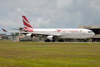 3B-NAY @ FIMP - 'Cardinal' taxiing out for departure from rwy 14 in the afternoon. - by Arjun Sarup