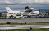 N236SP @ KSQL - Bay Area Flyers 1999 Cessna 172S Skyhawk landing @ San Carlos Airport, CA home base - by Steve Nation