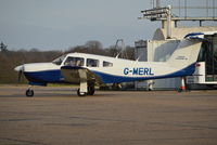 G-MERL @ EGTF - Piper PA-28RT-201 Cherokee Arrow IV at Fairoaks. Ex N2116N - by moxy