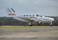 N414FZ @ EGTF - Cessna 414 at Fairoaks. - by moxy